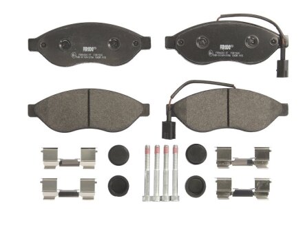 Колодки гальмівні дискові ПЕРЕДН CITROEN JUMPER 06-, FIAT DUCATO 06-, PEUGEOT BOXER 06- -ua FERODO FVR1924