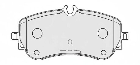 Колодки гальмівні дискові (комплект 4 шт) FERODO FVR5068