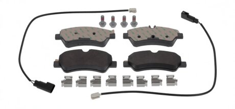 Колодки гальмівні дискові FORD TRANSIT 2.0 2.2 2012- -ua FERODO FVR5075