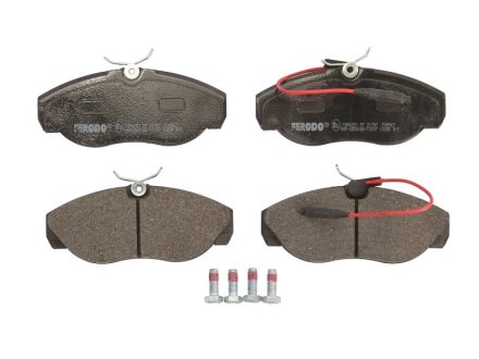 Колодки гальмівні дискові ПЕРЕДН CITROEN JUMPER 94-02, FIAT DUCATO 94-02, PEUGEOT BOXER 94-02 -ua FERODO FVR967
