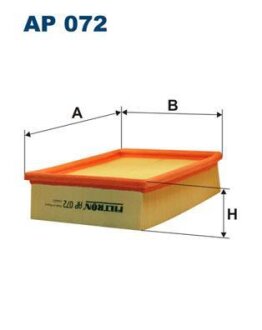 Фільтр повітряний FILTRON AP072