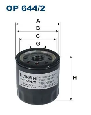Фільтр FILTRON OP6442 (фото 1)