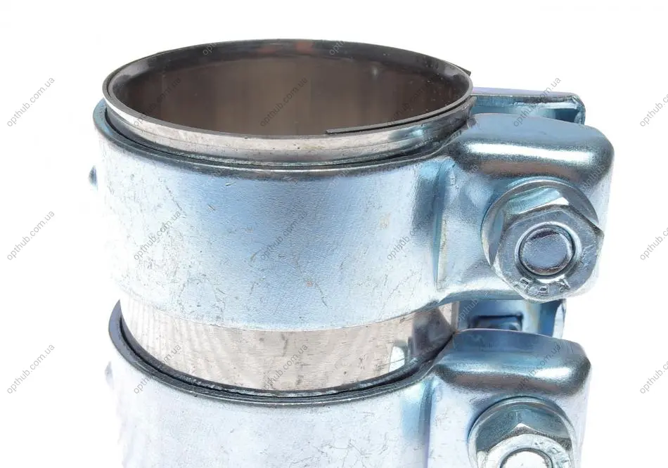 Хомут подвійний D=60mm l=80mm нерж.сталь Fischer Automotive One (FA1) 004860 (фото 1)