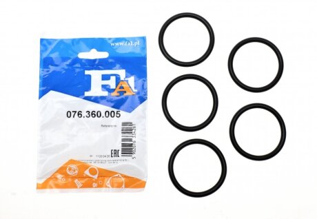 Кільце гумове Fischer Automotive One (FA1) 076360005