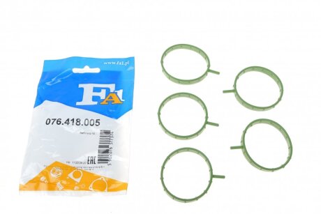 Прокладка патрубка інтеркулера ущільнююча Opel Insignia 2.0 Turbo 08-17 (49x54x9) (к-кт 5 (opt-om) Fischer Automotive One (FA1) 076.418.005