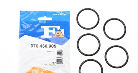 Прокладка турбини ущильнююча Chevrolet Aveo 1.3/1.4 12- (43x4) (к-кт 5шт) FA1 (opt-om) Fischer Automotive One (FA1) 076.450.005