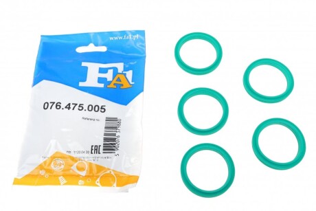 Прокладка патрубка інтеркулера ущільнююча Renault Master 2.0/2.3 dCi (37.8x48.5x6.8) (к-к (opt-om) Fischer Automotive One (FA1) 076.475.005