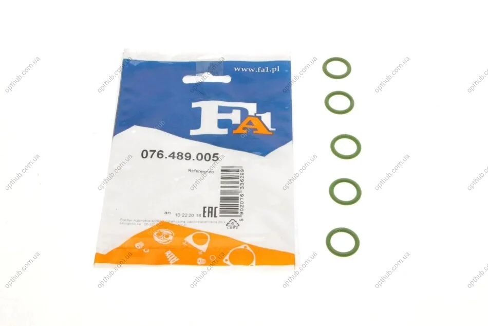 Прокладка турбіни ущільнююча BMW 3 (F30/F80)/X3 (F25) 11-18 N20 B20 (к-кт 5шт) FA1 (opt-om) Fischer Automotive One (FA1) 076.489.005 (фото 1)