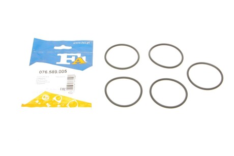 Кільце ущільнювальне радіатора масляного АКПП Audi A4/A5/A6/A7 13- (к-кт 5шт) FA1 (opt-om) Fischer Automotive One (FA1) 076.589.005