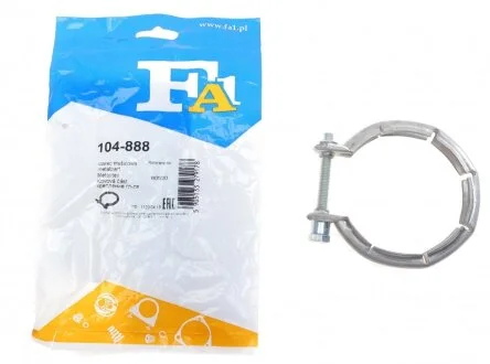 Хомут глушителя BMW X3 (F25)/X5 (F15/F85) 10- FA1 UA63 Fischer Automotive One (FA1) 104-888