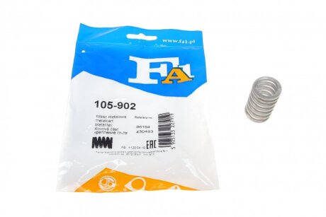 Пружина труби вихлопної BMW/Citroen/Fiat/Hyundai/Kia/Lexus/Mitsubishi/Peugeot/Smart/Toyota (opt-om) Fischer Automotive One (FA1) 105-902
