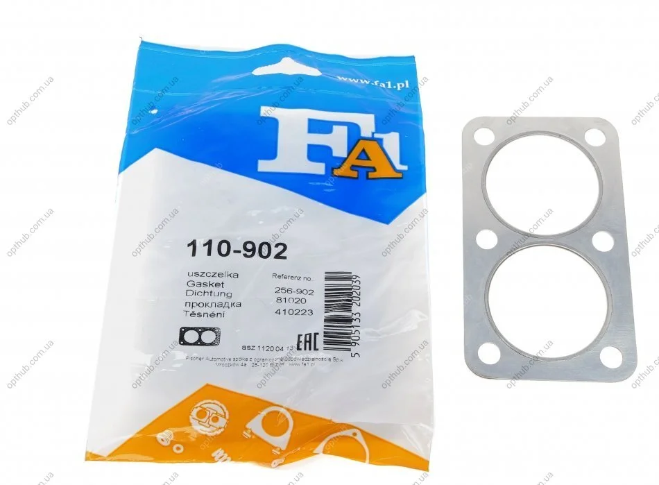 Прокладка труби вихлопної VW Golf/Passat 1.5/1.6 -88 FA1 (opt-om) Fischer Automotive One (FA1) 110-902 (фото 1)