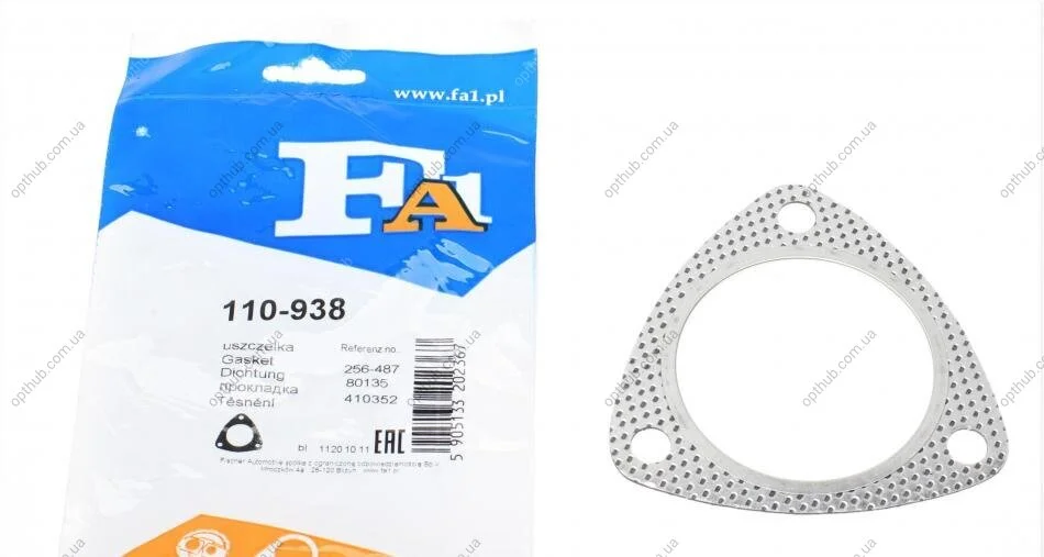 Прокладка труби вихлопної FA1 Fischer Automotive One (FA1) 110-938 (фото 1)