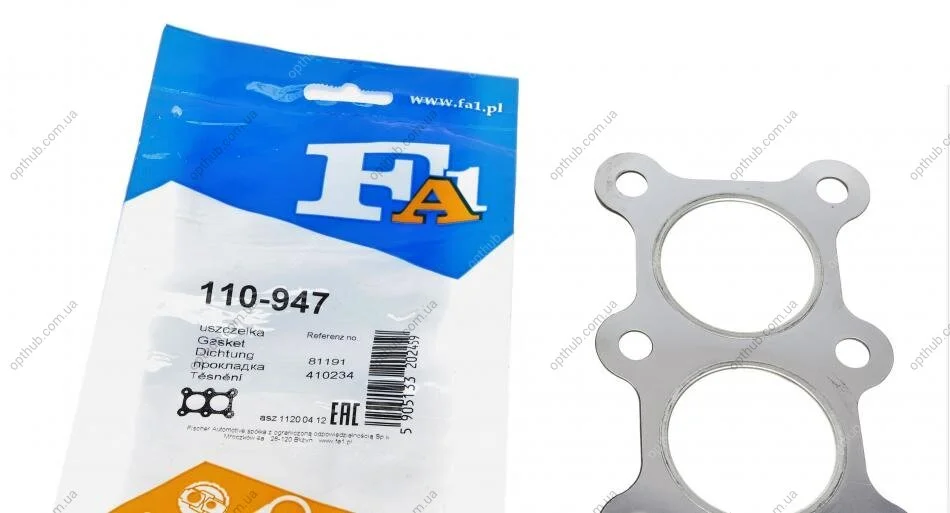 Прокладка труби вихлопної VW T4 2.5 90-03 FA1 (opt-om) Fischer Automotive One (FA1) 110-947 (фото 1)