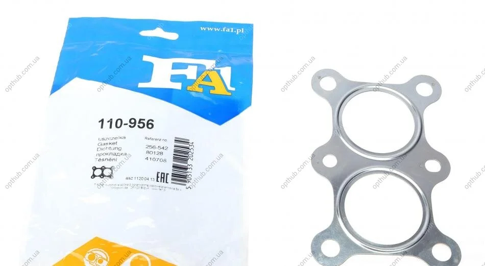Прокладка труби вихлопної VW Caddy III 1.6 04-15 (штани) FA1 (opt-om) Fischer Automotive One (FA1) 110-956 (фото 1)
