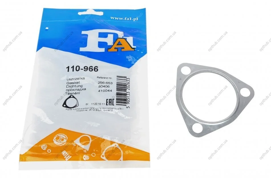Прокладка труби вихлопної VW Golf V/VI 1.4 16V 06-13 FA1 (opt-om) Fischer Automotive One (FA1) 110-966 (фото 1)
