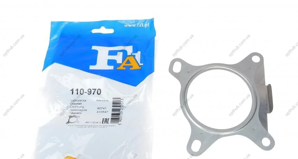 Прокладка труби вихлопної VW Passat 1.8/2.0 TSI 05-14 FA1 UA63 Fischer Automotive One (FA1) 110-970 (фото 1)