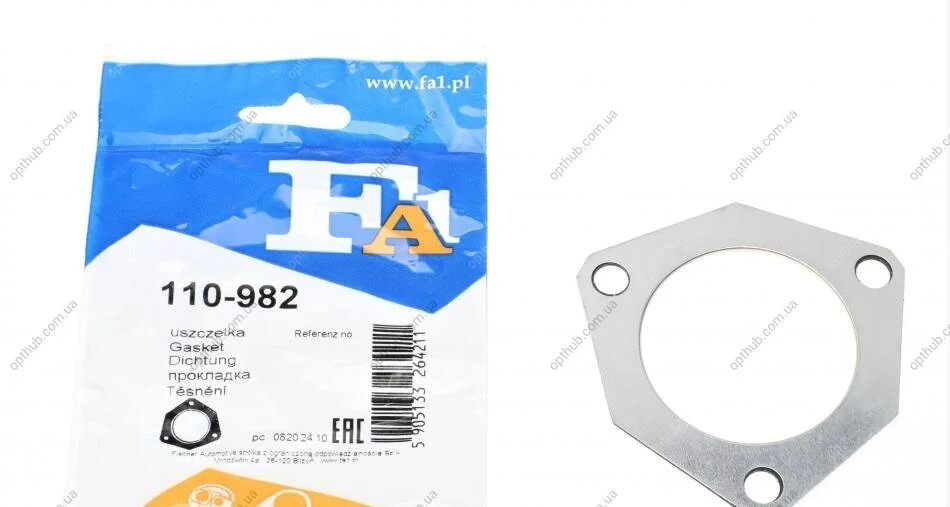 Прокладка труби вихлопної VW LT 28-35 2.8TDI 97- FA1 (opt-om) Fischer Automotive One (FA1) 110-982 (фото 1)