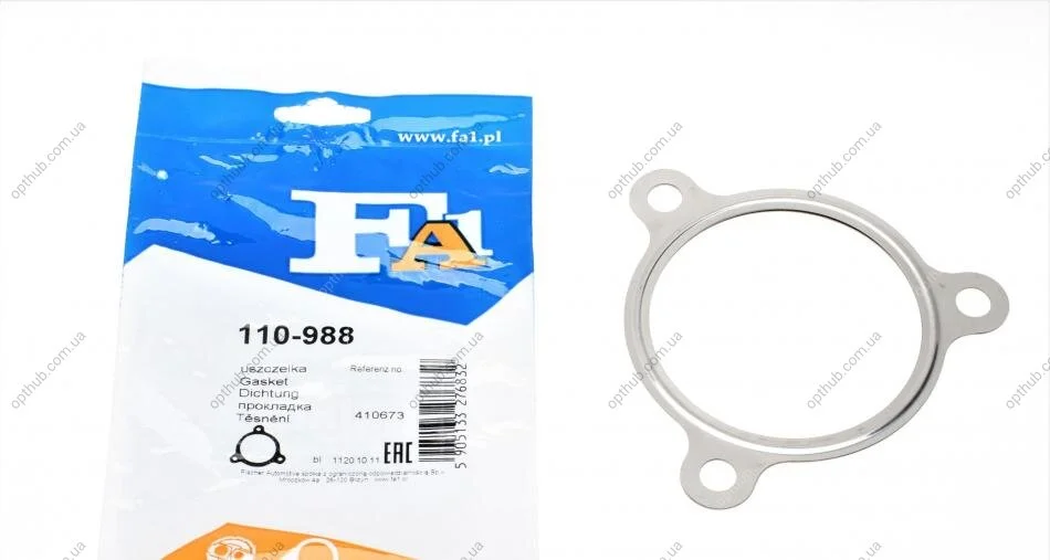 Прокладка глушника FA1 Fischer Automotive One (FA1) 110-988 (фото 1)