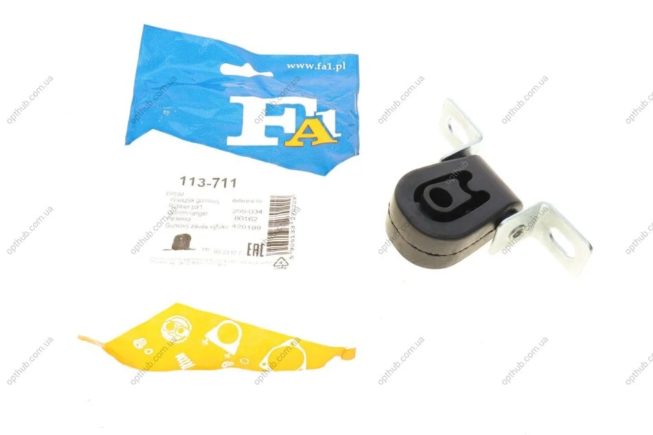 Кронштейн кріплення глушника VW Caddy II 95-04 FA1 (opt-om) Fischer Automotive One (FA1) 113-711 (фото 1)