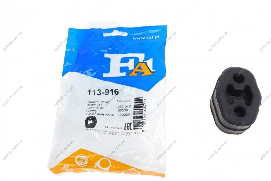 Резинка глушителя FA1 Fischer Automotive One (FA1) 113-916 (фото 1)
