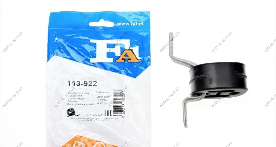 Кронштейн кріплення глушника Audi A4 1.6-2.8 TDI 94-01 FA1 (opt-om) Fischer Automotive One (FA1) 113-922 (фото 1)