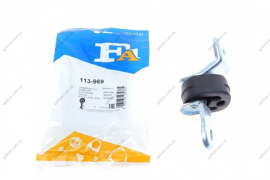 Кронштейн кріплення глушника Audi A4 1.6-3.2 TDI/FSI/TFSI 00-09 FA1 (opt-om) Fischer Automotive One (FA1) 113-969 (фото 1)