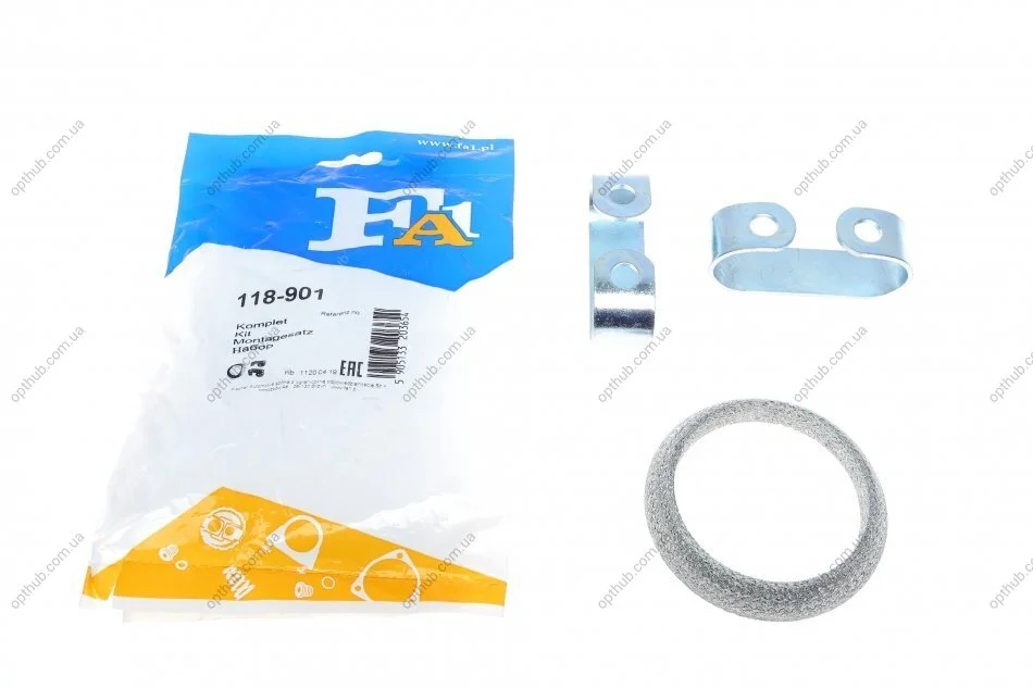 Кронштейн кріплення системи вихлопної VW Caddy I 1.5/1.6 -92 (к-кт) FA1 UA63 Fischer Automotive One (FA1) 118-901 (фото 1)