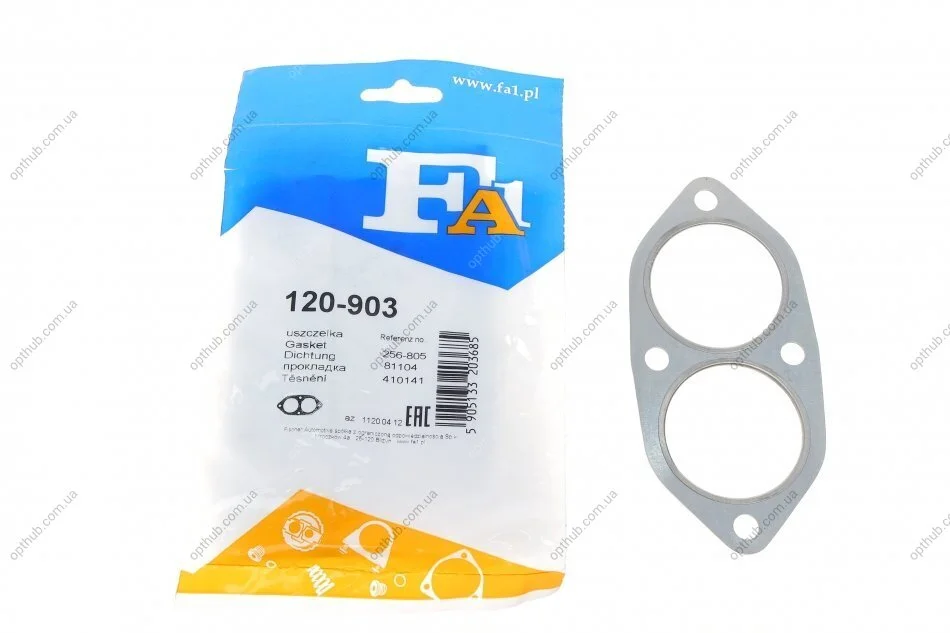 Прокладка труби вихлопної Opel Kadett/Astra/Vectra 1.3-1.7D 79-95 FA1 (opt-om) Fischer Automotive One (FA1) 120-903 (фото 1)