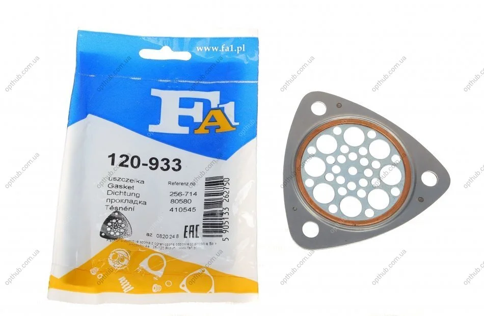 Прокладка вихлопної системи металева OPEL/FIAT 1.3CDTI/1.9JTD Z13DTH/Z13DTJ/186A9.000 05- -ua Fischer Automotive One (FA1) 120-933 (фото 1)