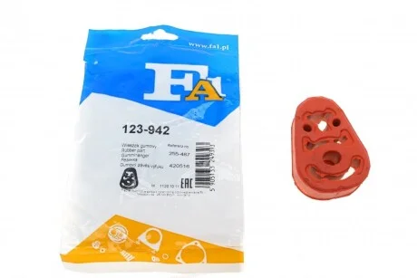 Резинка глушителя Fiat Doblo 1.3/1.9 JTD 05- FA1 UA63 Fischer Automotive One (FA1) 123-942