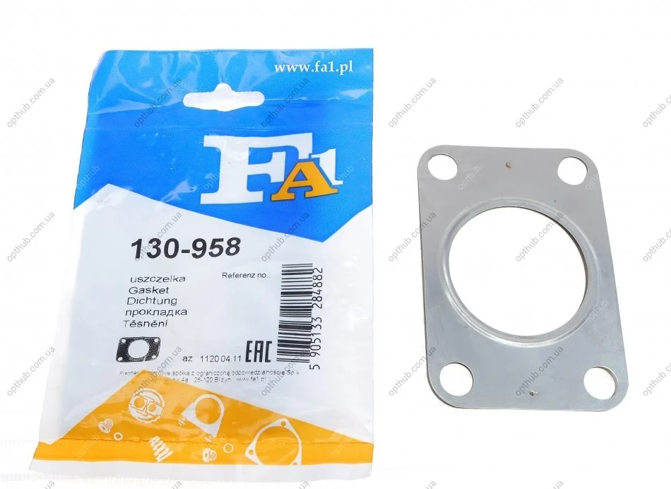 Прокладка труби вихлопной Ford Transit 2.3 16V 06-14 FA1 (opt-om) Fischer Automotive One (FA1) 130-958 (фото 1)