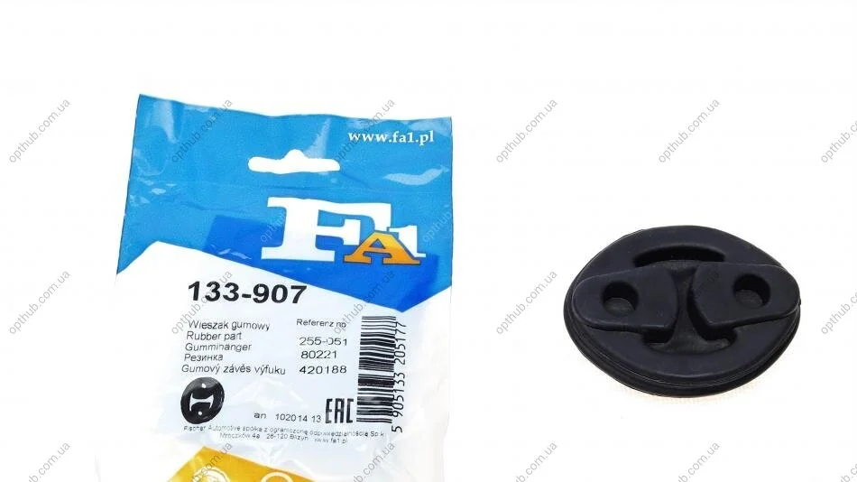 Гумка глушника Ford Transit 2.2 TDCi 11- FA1 (opt-om) Fischer Automotive One (FA1) 133-907 (фото 1)