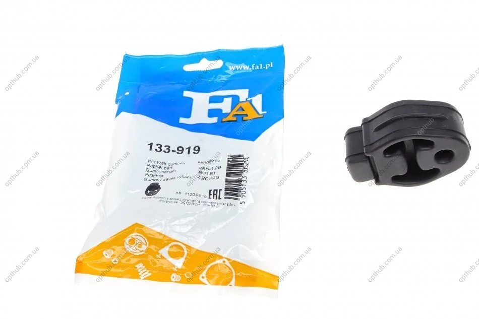 Гумка глушника Ford Connect 02- FA1 (opt-om) Fischer Automotive One (FA1) 133-919 (фото 1)
