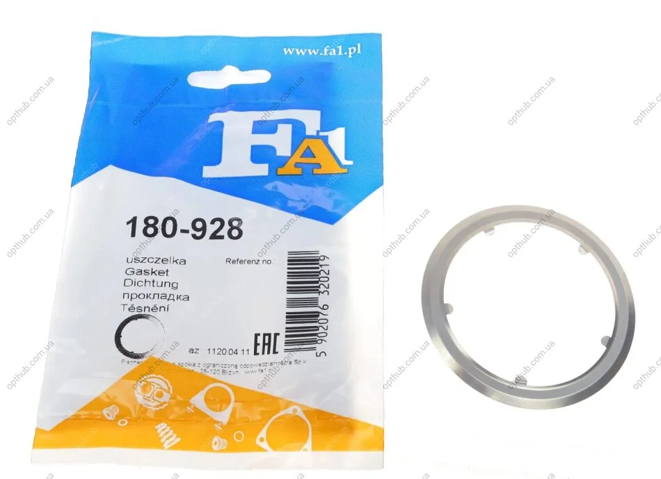 Прокладка труби вихлопної FA1 Fischer Automotive One (FA1) 180-928 (фото 1)