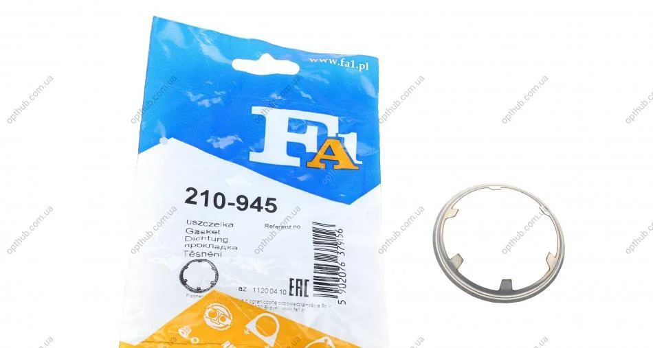 Ущільнення, вихлопна труба Fischer Automotive One (FA1) 210945 (фото 1)