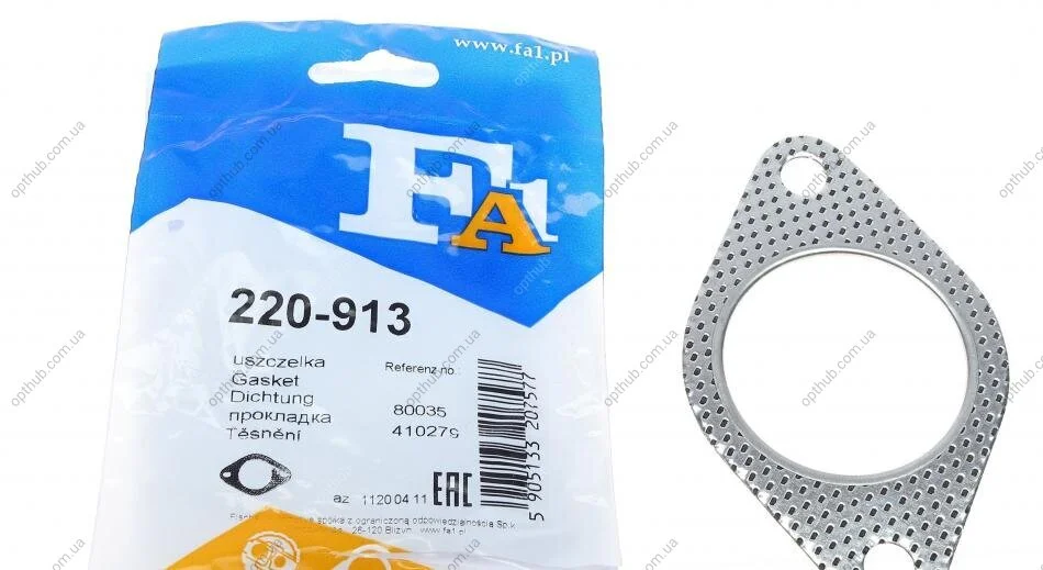 Прокладка труби вихлопної Fiat Bravo/Stilo 05-14 FA1 (opt-om) Fischer Automotive One (FA1) 220-913 (фото 1)