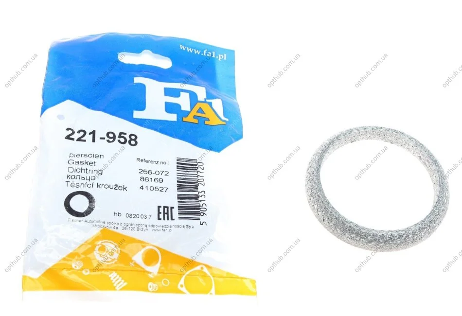 Кільце ущільнювальне RENAULT (вир-во Fischer) Fischer Automotive One (FA1) 221-958 (фото 1)