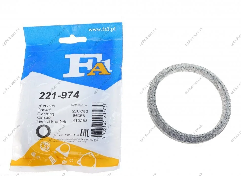 Прокладка труби вихлопної FA1 Fischer Automotive One (FA1) 221-974 (фото 1)