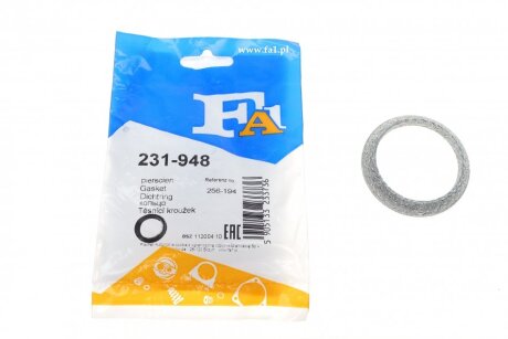 Прокладка труби вихлопної Peugeot 1007/207/307 1.4/1.6 16V 00- (46x60x8.5) (кільце) FA1 (opt-om) Fischer Automotive One (FA1) 231-948