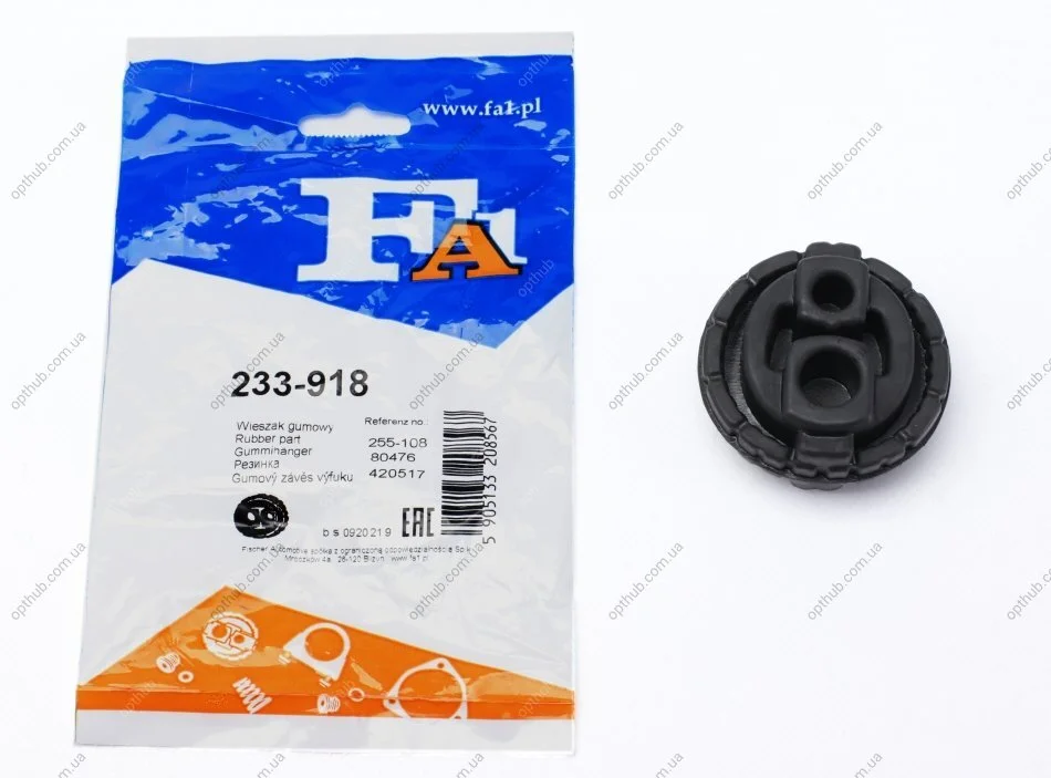 Гумка глушника Citroen Jumpy/ Fiat Scudo/ Peugeot Expert 1.9/2.0 HDi 96-06 FA1 (opt-om) Fischer Automotive One (FA1) 233-918 (фото 1)