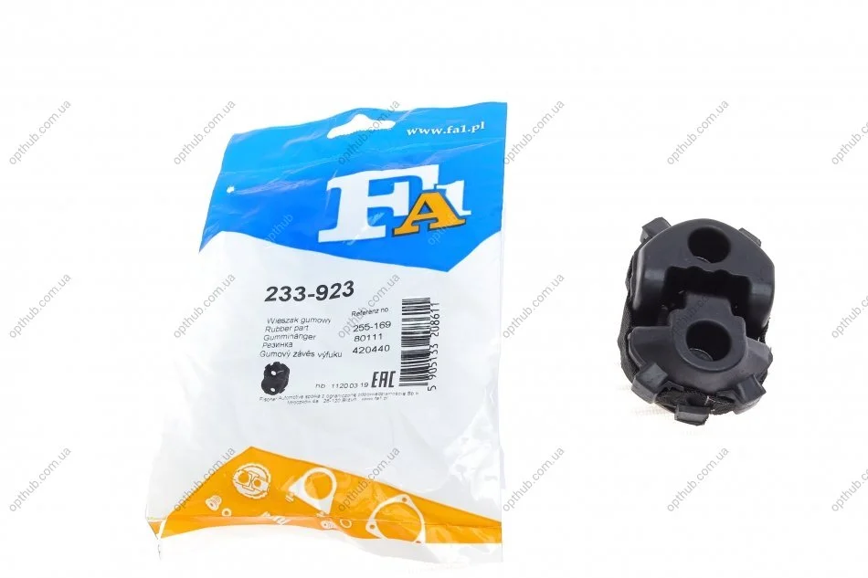 Гумка глушника Citroen Jumpy/ Fiat Scudo/ Peugeot Expert 2.0 HDI 07- FA1 (opt-om) Fischer Automotive One (FA1) 233-923 (фото 1)