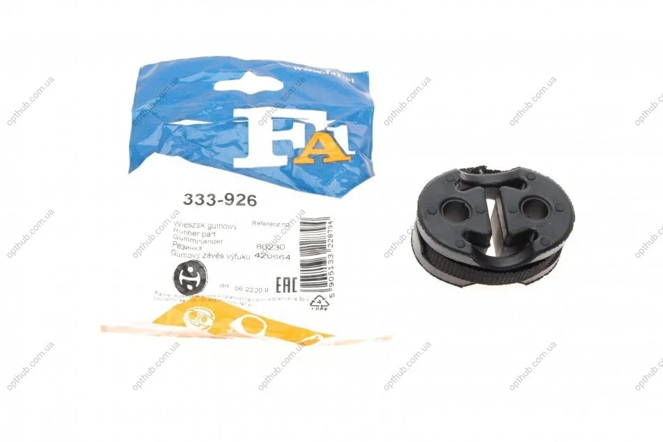 Гумка глушника Citroen Jumper/ Fiat Ducato 06/ Peugeot Boxer 06- FA1 (opt-om) Fischer Automotive One (FA1) 333-926 (фото 1)