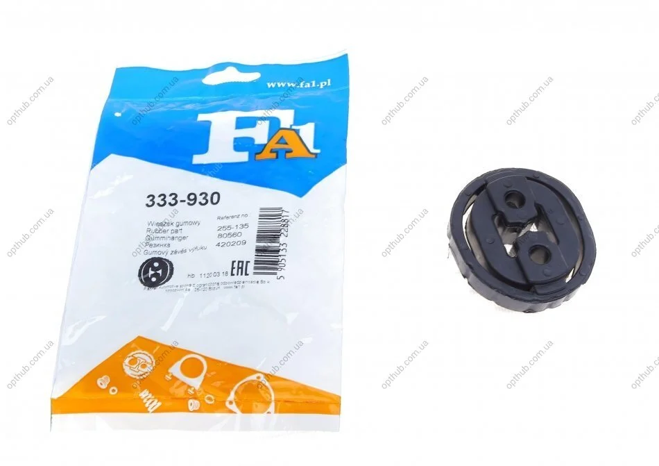 Гумка глушника Fiat Doblo 1.2-1.6i/1.9 JTD 01- FA1 (opt-om) Fischer Automotive One (FA1) 333-930 (фото 1)
