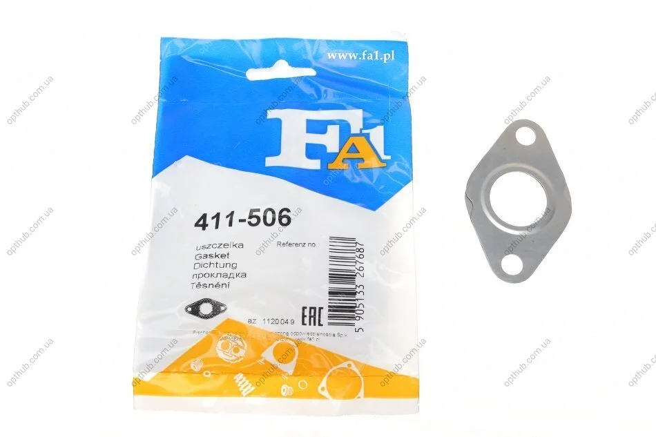 Прокладка, клапан повернення ВГ VAG 1,9 TDI/2,0 TDI (вир-во Fischer) Fischer Automotive One (FA1) 411-506 (фото 1)