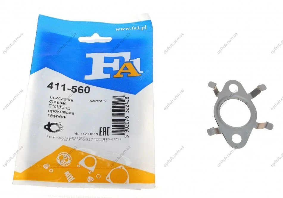 Прокладка турбіни Skoda Fabia/VW Polo 1.4 TDi 14- (трубка на злив масла) FA1 (opt-om) Fischer Automotive One (FA1) 411-560 (фото 1)