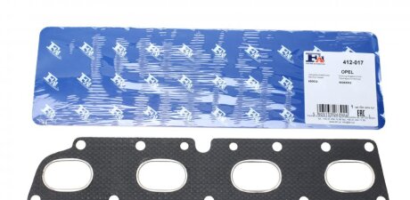Прокладка колектора випускного Opel Astra/Vectra 89-95 FA1 (opt-om) Fischer Automotive One (FA1) 412-017