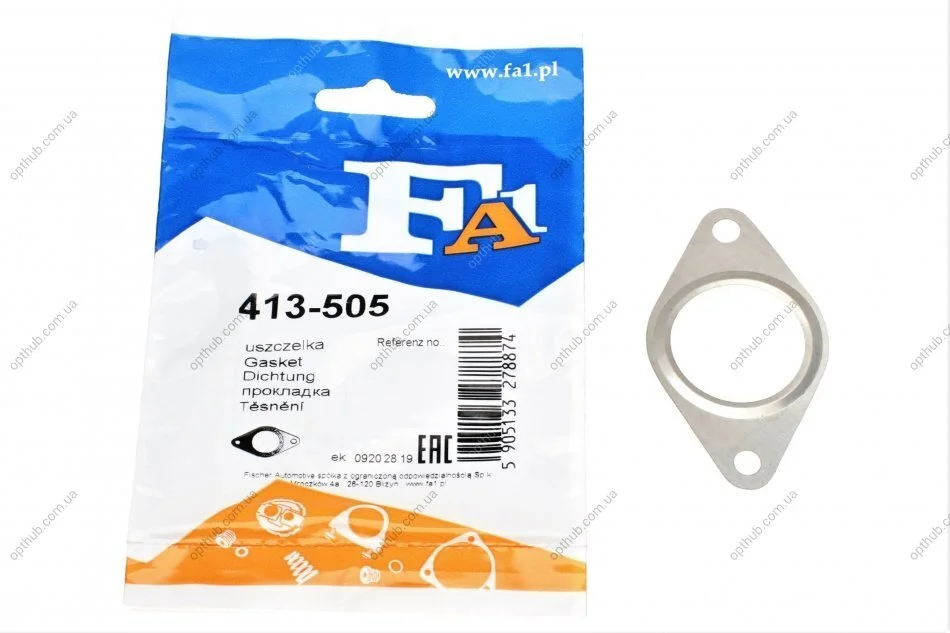 Прокладка клапана EGR Ford Transit 2.0 TDCi 00-06 FA1 (opt-om) Fischer Automotive One (FA1) 413-505 (фото 1)