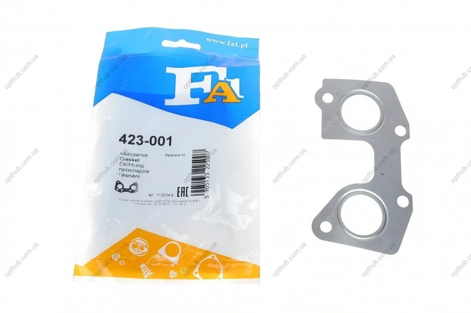 Прокладка колектора випускного Citroen Berlingo/Peugeot Partner 1.1/1.4 96-15 FA1 (opt-om) Fischer Automotive One (FA1) 423-001 (фото 1)