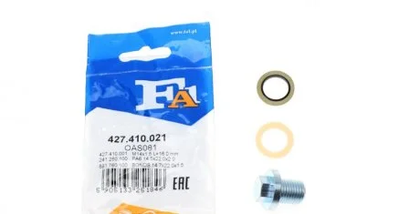 Болт зливу оливи + шайба Ford Transit -06 (M14x1,5) FA1 (opt-om) Fischer Automotive One (FA1) 427.410.021